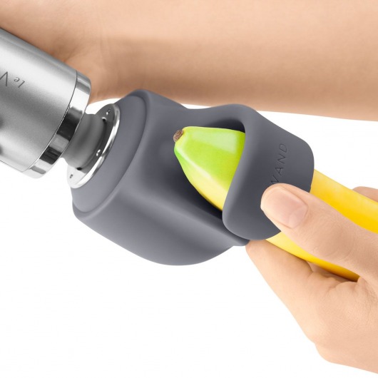 Серая насадка LOOP на массажер Le Wand для фаллостимуляции - Le Wand - в Санкт-Петербурге купить с доставкой