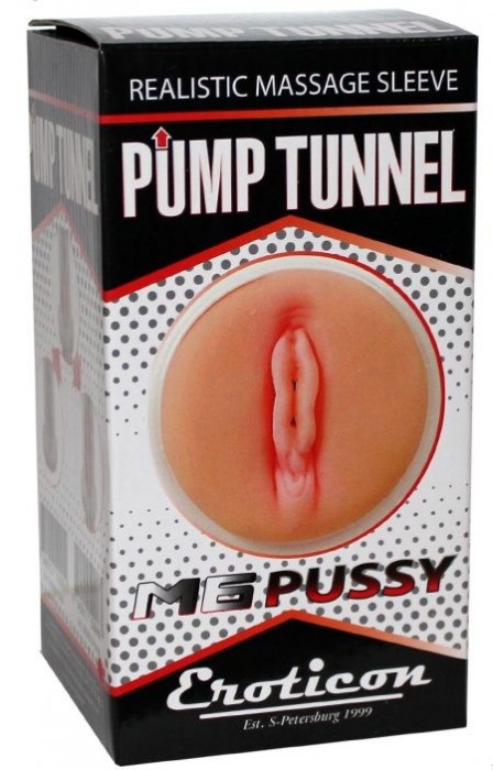 Прозрачная насадка-вагина для помпы PUMP TUNNEL M6 PUSSY - Eroticon - в Санкт-Петербурге купить с доставкой
