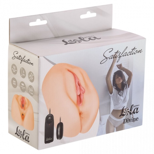 Вагина с вибропулей Satisfaction Divine - Lola Games - в Санкт-Петербурге купить с доставкой