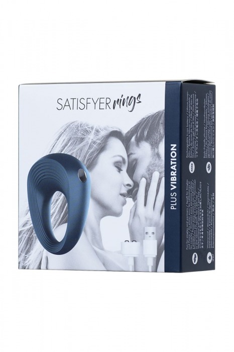 Синее эрекционное кольцо на пенис Satisfyer Ring 2 - Satisfyer - в Санкт-Петербурге купить с доставкой