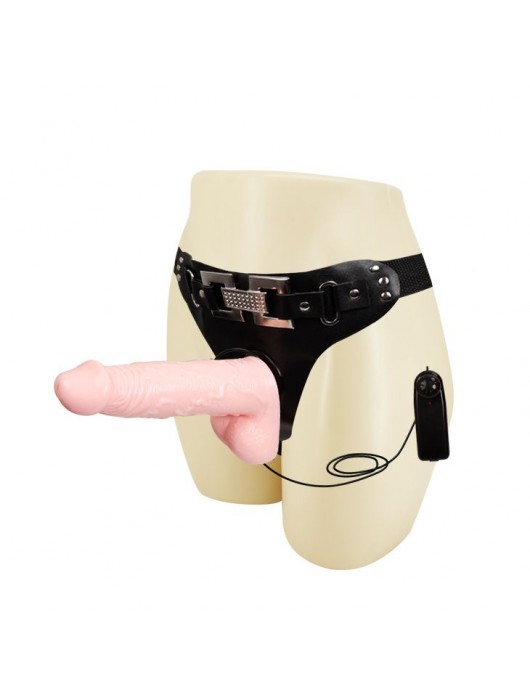 Реалистичный фаллоимитатор телесного цвета на трусиках Harness - 16,5 см. - Bior toys - купить с доставкой в Санкт-Петербурге