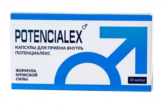 Средство для мужчин Potencialex - 10 капсул - Капиталпродукт - купить с доставкой в Санкт-Петербурге