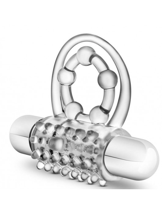 Прозрачное эрекционное виброкольцо Vibrating Super Clitifier - Blush Novelties - в Санкт-Петербурге купить с доставкой