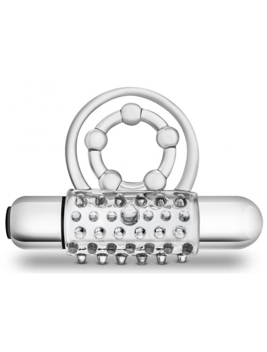 Прозрачное эрекционное виброкольцо Vibrating Super Clitifier - Blush Novelties - в Санкт-Петербурге купить с доставкой