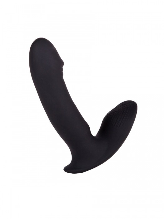 Чёрный массажёр простаты с вибрацией - Rubber Tech Ltd - в Санкт-Петербурге купить с доставкой