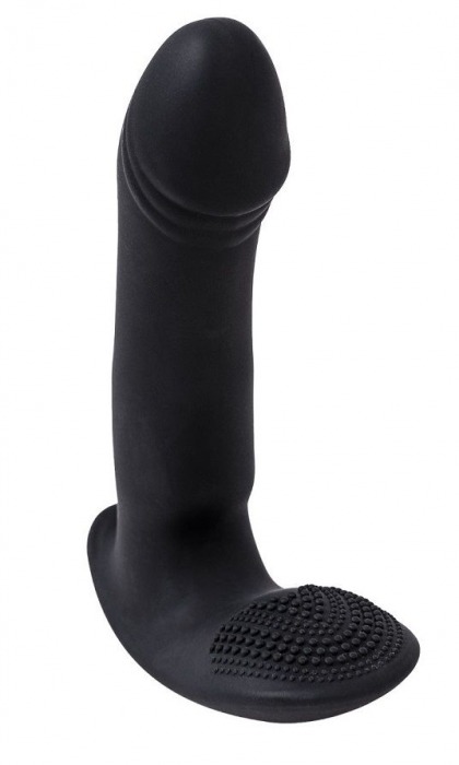 Чёрный массажёр простаты с вибрацией - Rubber Tech Ltd - в Санкт-Петербурге купить с доставкой