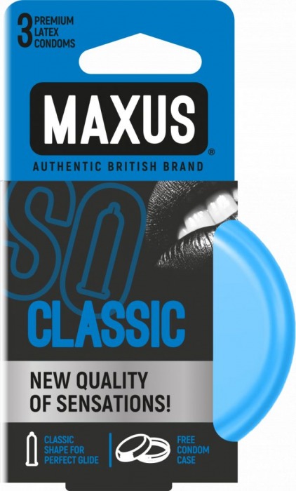 Классические презервативы в железном кейсе MAXUS Classic - 3 шт. - Maxus - купить с доставкой в Санкт-Петербурге