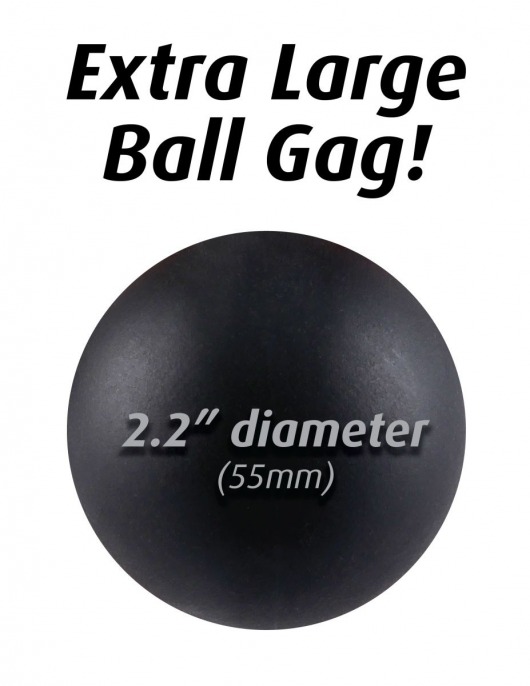 Большой кляп-шарик Extreme Ball Gag - Pipedream - купить с доставкой в Санкт-Петербурге