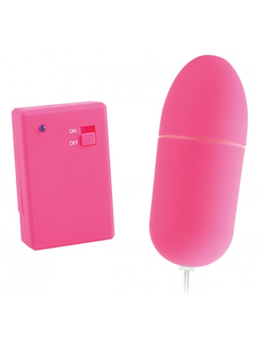 Розовое виброяйцо Remote Control Bullet с пультом ДУ - Pipedream