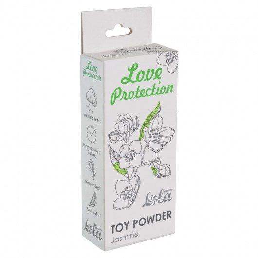 Пудра для игрушек Love Protection с ароматом жасмина - 15 гр. - Lola Games - купить с доставкой в Санкт-Петербурге