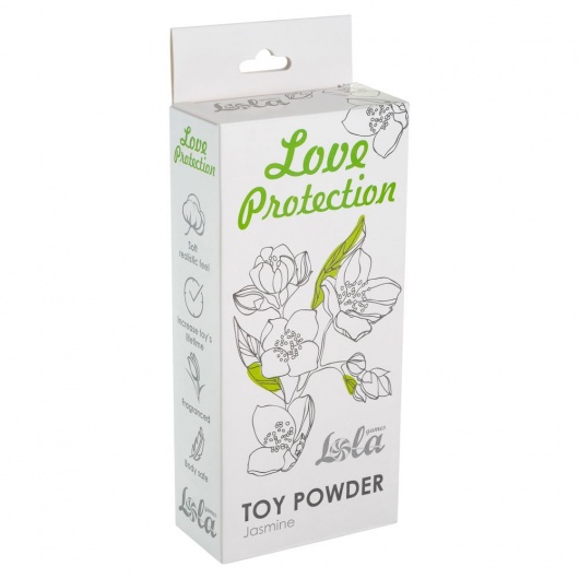 Пудра для игрушек Love Protection с ароматом жасмина - 30 гр. - Lola Games - купить с доставкой в Санкт-Петербурге