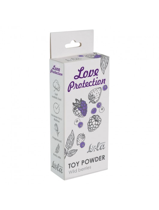 Пудра для игрушек Love Protection с ароматом лесных ягод - 15 гр. - Lola Games - купить с доставкой в Санкт-Петербурге