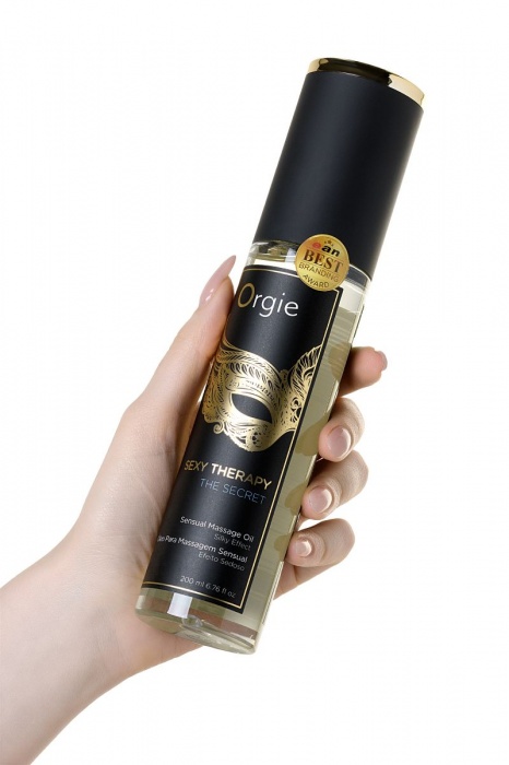 Минеральное массажное масло Orgie Sexy Therapy The Secret - 200 мл. - ORGIE - купить с доставкой в Санкт-Петербурге