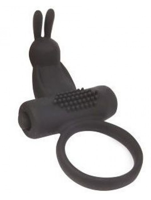Черное эрекционное виброкольцо Sex Expert - Bior toys - в Санкт-Петербурге купить с доставкой