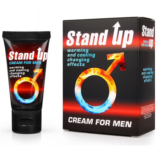Возбуждающий крем для мужчин Stand Up - 25 гр. - Биоритм - купить с доставкой в Санкт-Петербурге