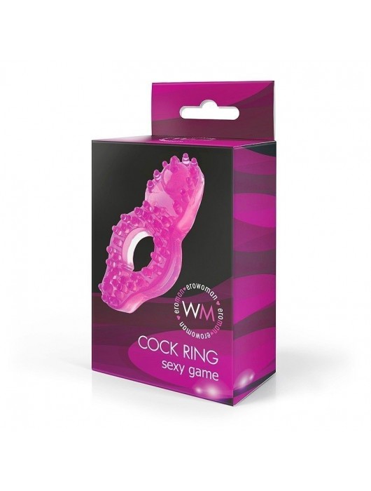 Розовое эрекционное кольцо с бугорками - Erowoman-Eroman - в Санкт-Петербурге купить с доставкой