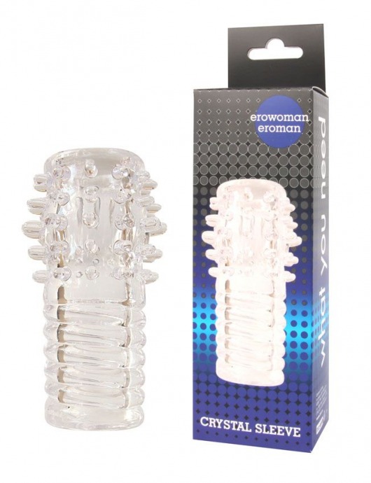 Прозрачная насадка на фаллос - 10 см. - Erowoman-Eroman - в Санкт-Петербурге купить с доставкой