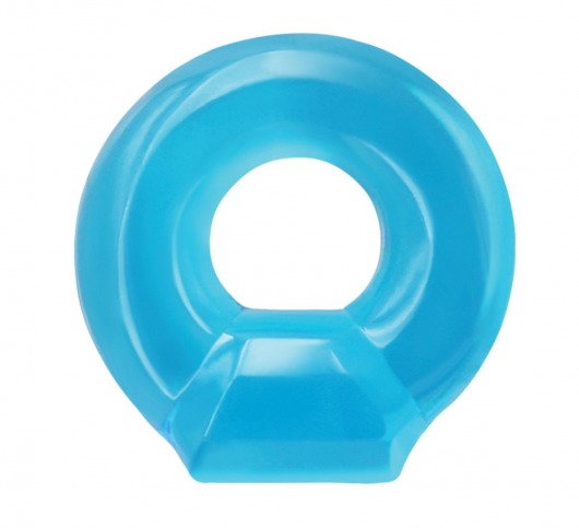 Голубое эрекционное кольцо Drop Ring - NS Novelties - в Санкт-Петербурге купить с доставкой