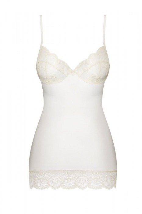 Коротенькая сорочка с кружевным лифом - Obsessive купить с доставкой