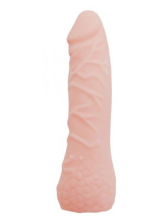 Реалистичная телесная насадка на пенис - 18 см. - Bior toys - в Санкт-Петербурге купить с доставкой