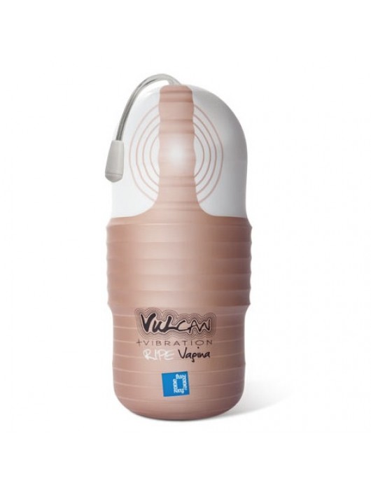 Мастурбатор-вагина с вибрацией Vulcan Love Skin Masturbator Ripe Vagina Vibe - Topco Sales - в Санкт-Петербурге купить с доставкой