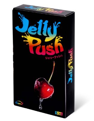 Розовые презервативы Sagami Jelly Push - 5 шт. - Sagami - купить с доставкой в Санкт-Петербурге