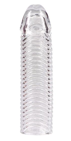 Увеличивающая насадка с ребрами Kanikule - 17 см. - Kanikule - в Санкт-Петербурге купить с доставкой