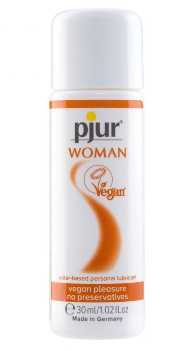 Лубрикант pjur WOMAN Vegan на водной основе - 30 мл. - Pjur - купить с доставкой в Санкт-Петербурге
