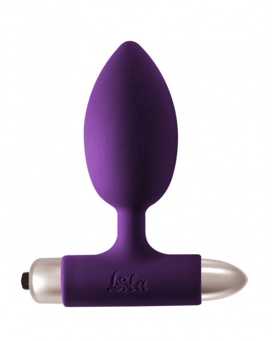 Фиолетовая анальная вибропробка New Edition Perfection - 11,1 см. - Lola Games