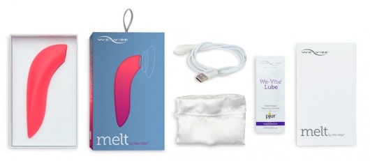 Розовый вакуум-волновой стимулятор клитора We-Vibe Melt - We-vibe