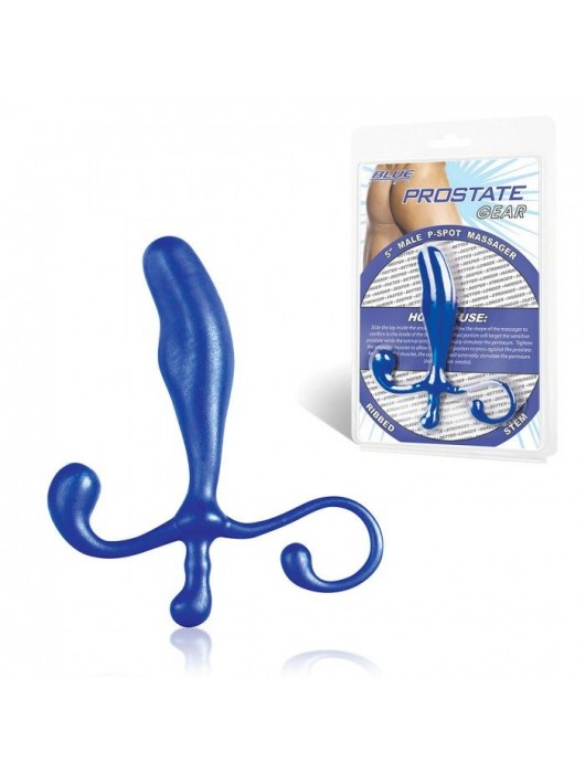 Синий массажер простаты 5  Male P-Spot - BlueLine - в Санкт-Петербурге купить с доставкой
