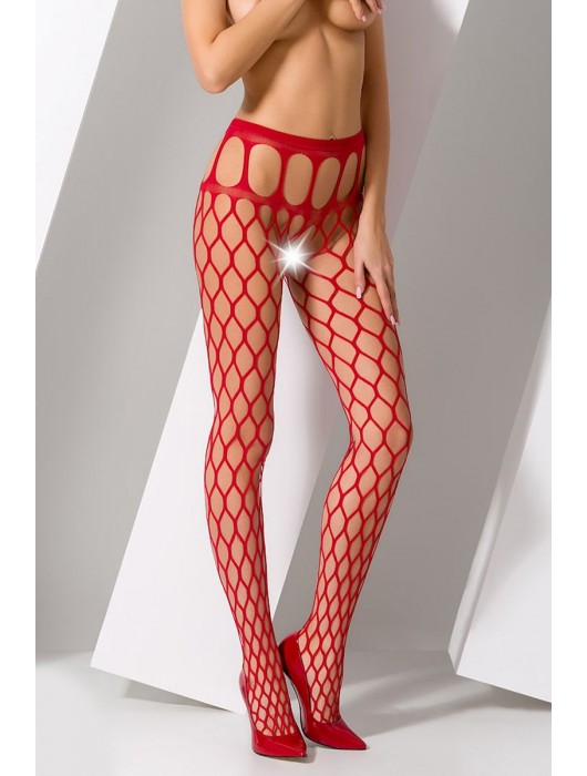 Эффектные стрип-панти в крупную сетку с интимным доступом - Passion купить с доставкой