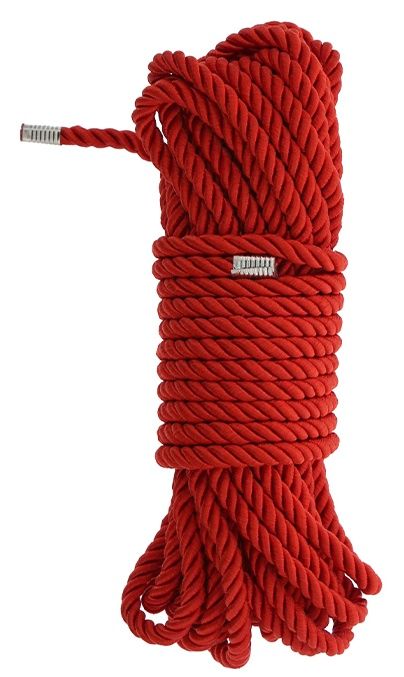 Красная веревка DELUXE BONDAGE ROPE - 10 м. - Dream Toys - купить с доставкой в Санкт-Петербурге