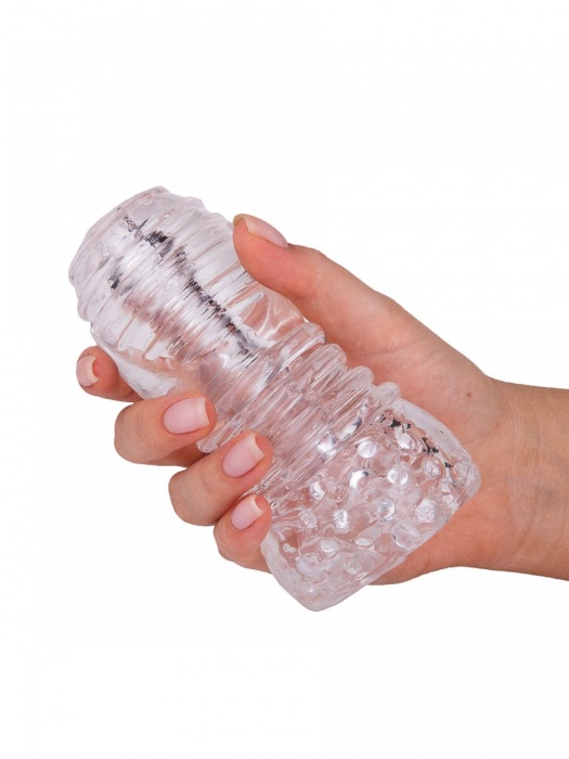 Прозрачный двусторонний мастурбатор STROKER №3 - Rubber Tech Ltd - в Санкт-Петербурге купить с доставкой