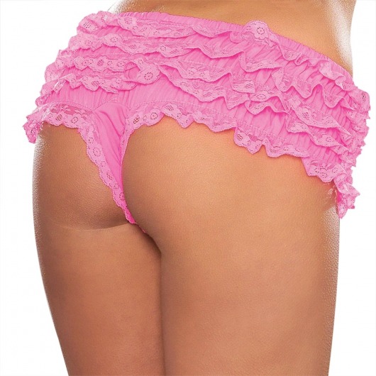Помпезные шортики с рюшами - Hustler Lingerie купить с доставкой