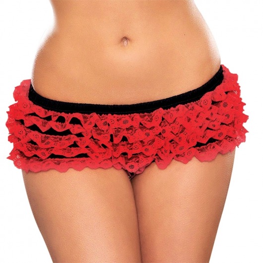 Помпезные шортики с рюшами - Hustler Lingerie купить с доставкой