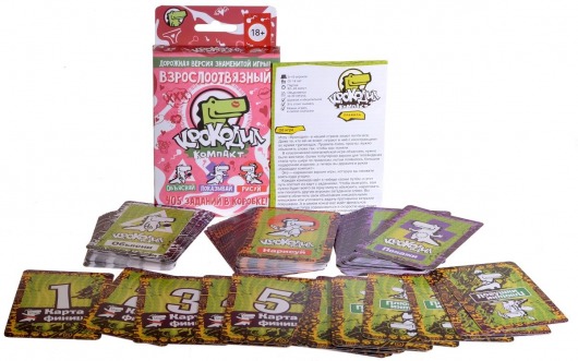 Настольная игра  Крокодил ВзрослоОтвязный - Фанты - купить с доставкой в Санкт-Петербурге