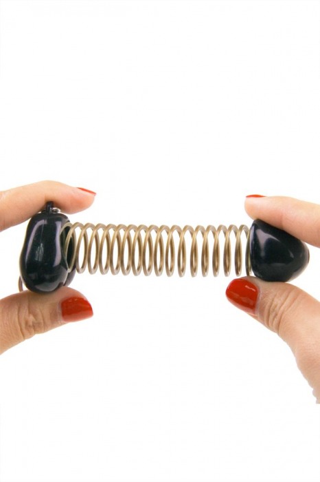 Черный брелок для ключей в форме пениса - Romfun - купить с доставкой в Санкт-Петербурге