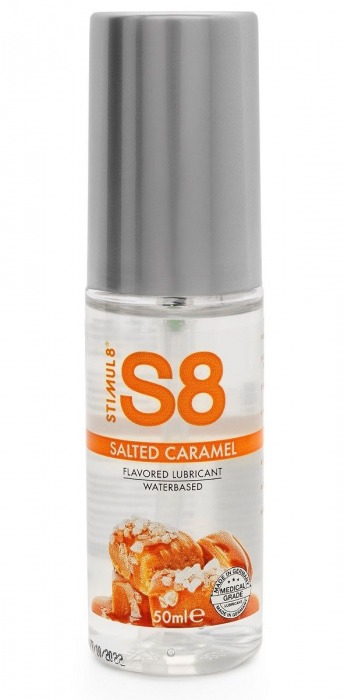 Лубрикант S8 Flavored Lube со вкусом солёной карамели - 50 мл. - Stimul8 - купить с доставкой в Санкт-Петербурге