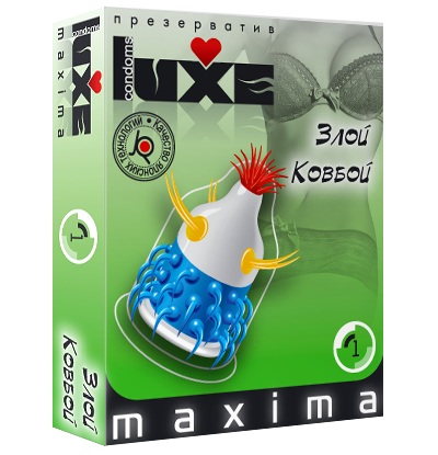 Презерватив LUXE Maxima  Злой Ковбой  - 1 шт. - Luxe - купить с доставкой в Санкт-Петербурге