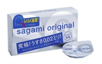 Ультратонкие презервативы Sagami Original QUICK - 6 шт. - Sagami - купить с доставкой в Санкт-Петербурге