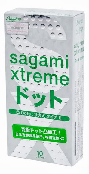 Презервативы Sagami Xtreme Type-E с точками - 10 шт. - Sagami - купить с доставкой в Санкт-Петербурге