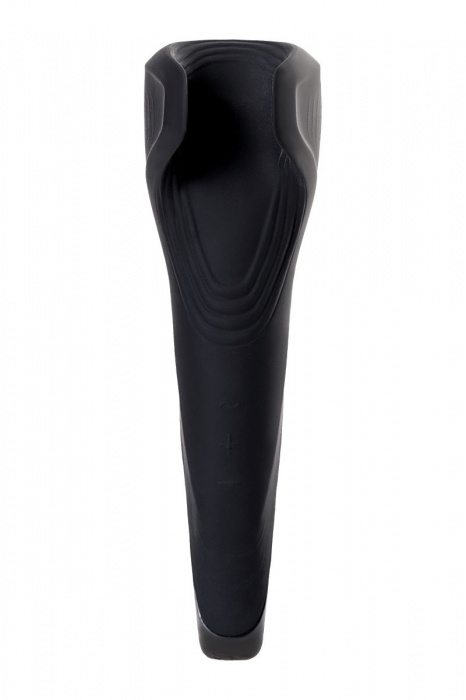 Чёрный нереалистичный мастурбатор с вибрацией Satisfyer Men Wand - Satisfyer - в Санкт-Петербурге купить с доставкой