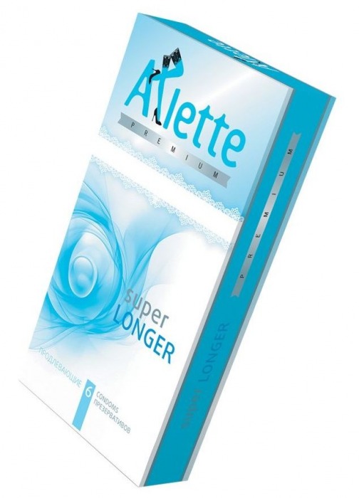 Презервативы Arlette Premium Super Longer с продлевающим эффектом - 6 шт. - Arlette - купить с доставкой в Санкт-Петербурге
