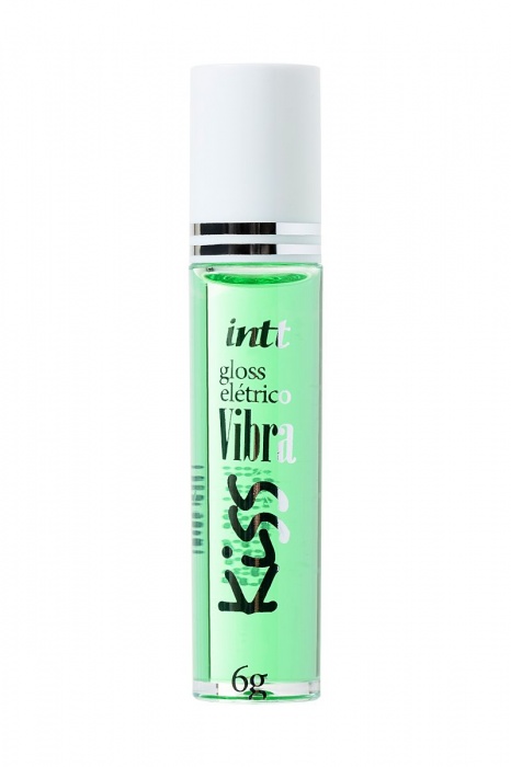 Блеск для губ GLOSS VIBE Mint с ароматом мяты и эффектом вибрации - 6 гр. -  - Магазин феромонов в Санкт-Петербурге