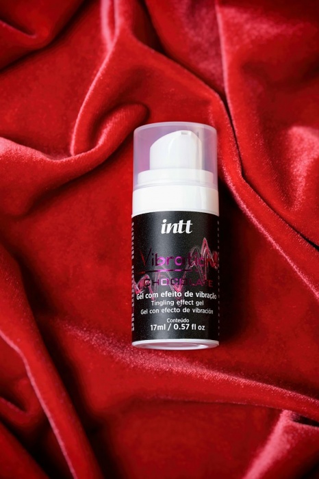 Жидкий массажный гель VIBRATION Chocolate с шоколадным ароматом и эффектом вибрации - 17 мл. - INTT - купить с доставкой в Санкт-Петербурге