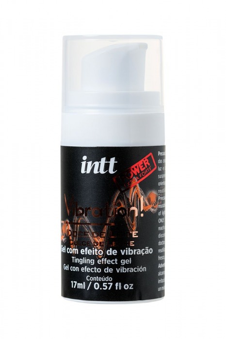 Жидкий массажный гель VIBRATION Dulce de Leche с ароматом сгущенного молока и эффектом вибрации - 17 мл. - INTT - купить с доставкой в Санкт-Петербурге