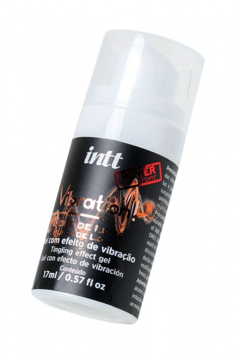 Жидкий массажный гель VIBRATION Dulce de Leche с ароматом сгущенного молока и эффектом вибрации - 17 мл. - INTT - купить с доставкой в Санкт-Петербурге