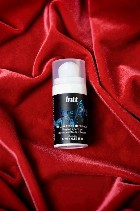 Жидкий массажный гель VIBRATION Extra-strong Ice с охлаждающим эффектом и эффектом вибрации - 17 мл. - INTT - купить с доставкой в Санкт-Петербурге