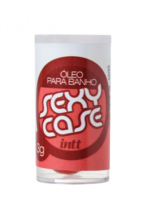 Масло для ванны и массажа SEXY CASE с цветочно-древесным ароматом - 2 капсулы (3 гр.) - INTT - купить с доставкой в Санкт-Петербурге